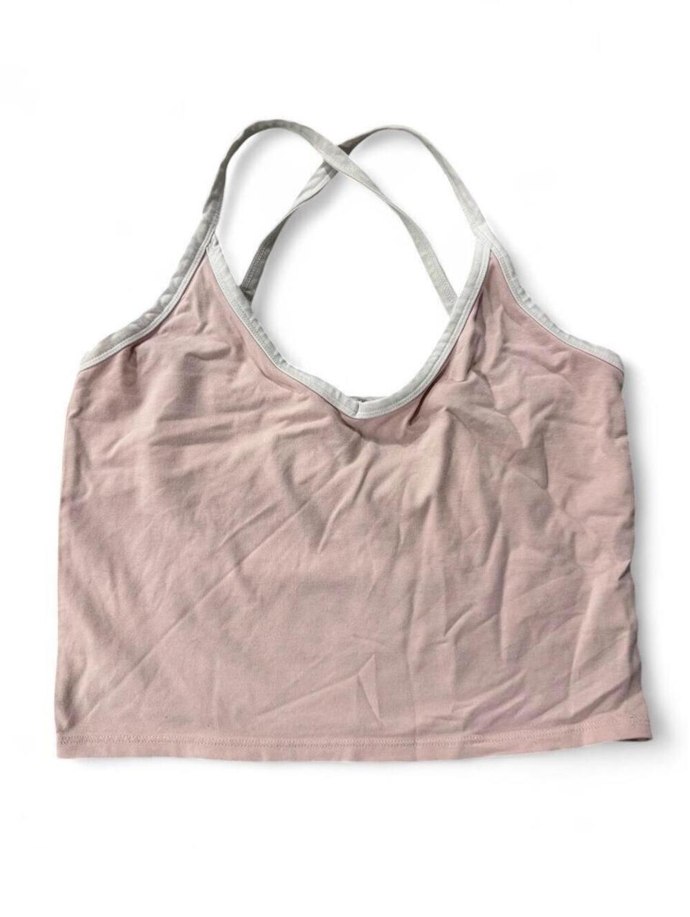 Forever 21 Women's Pink Crop-top